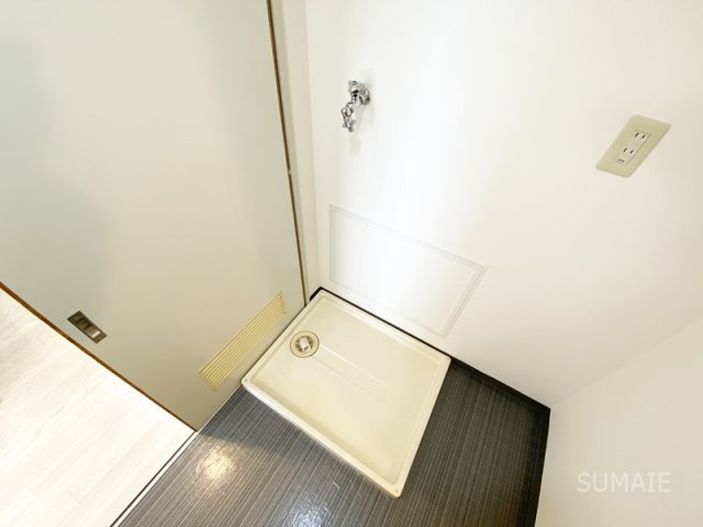 ファーストシティ大宮の洗面所|室内洗濯機置き場！