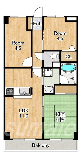 ファーストシティ大宮の間取り|3LDK☆