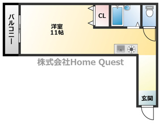 【間取り】 | ヴィラージュ久宝園