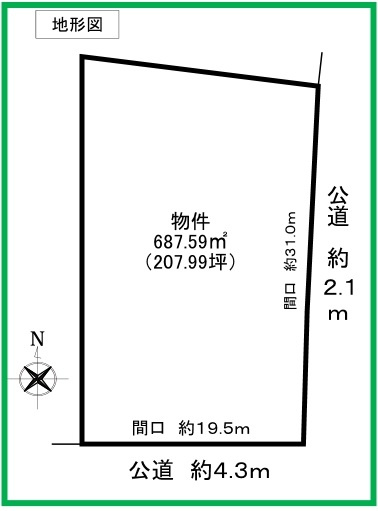一宮市一宮字松林の土地