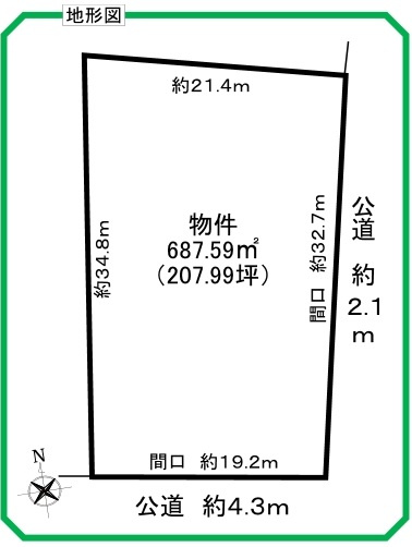 一宮市一宮字松林の土地