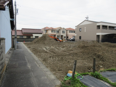 【前面道路含む現地写真】 | 一宮市一宮字松林の土地