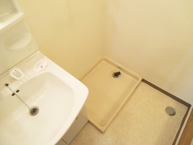 ザクレストの洗面所|脱衣所に洗濯機置場があります！