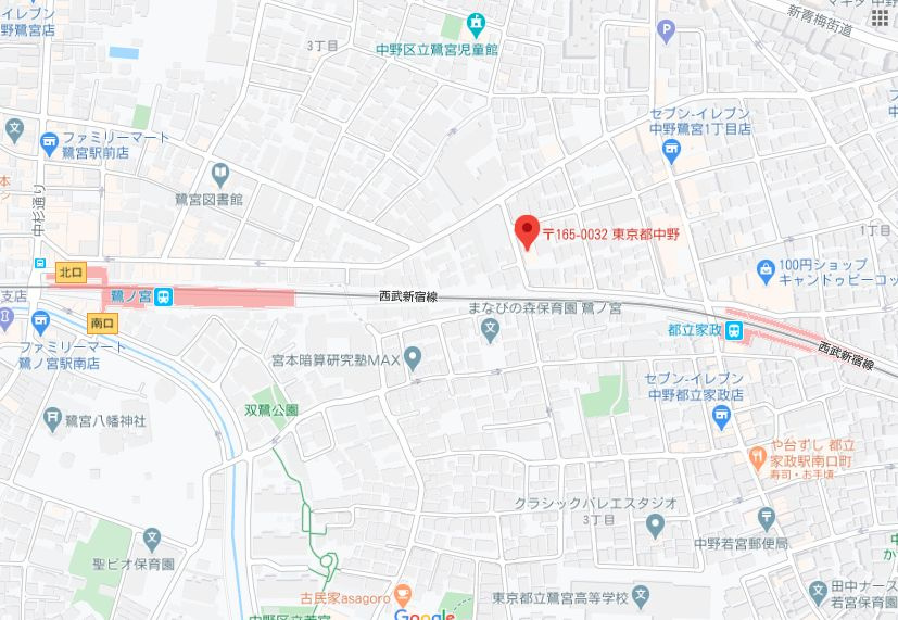 Lenfort鷺ノ宮の地図|地図