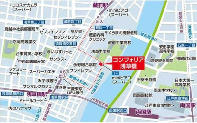【地図】 | コンフォリア浅草橋