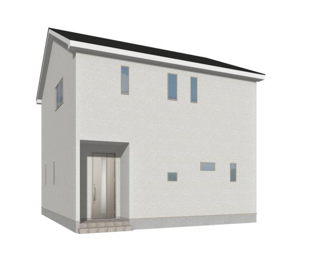 【外観パース】 | 常総市本石下第12　新築戸建　6号棟 | 石下駅徒歩5分で通勤・通学も安心です(*^^*)