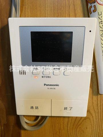 岩田町6丁目中古戸建の防犯設備|モニター付きインターホンがあり女性やお子様にも安心です！