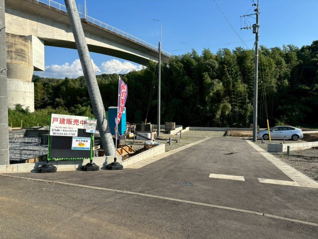 仲介手数料不要　よかタウンBloom菊池郡大津町下町２期【大津南小・大津中】の前面道路含む現地写真