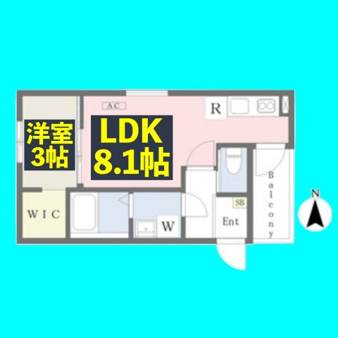 ＭＯＶＥ中村公園ＳＯＵＴＨの間取り