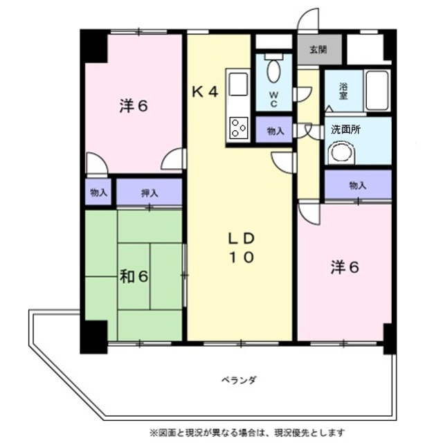 カーサ本山の間取り