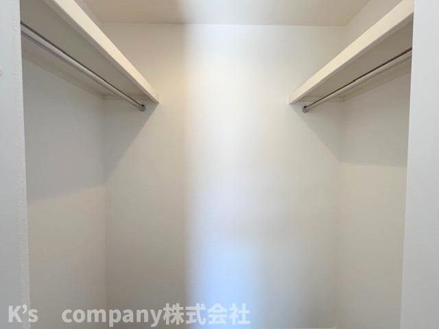 茅ヶ崎市松が丘1丁目　新築戸建　１号棟の収納|ウォークインクローゼット完備◇◇