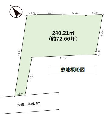 伊勢原市桜台1丁目　中古戸建の区画図