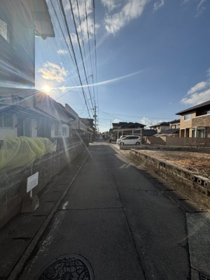 【前面道路含む現地写真】 | 熊本市中央区帯山3丁目　住宅用地