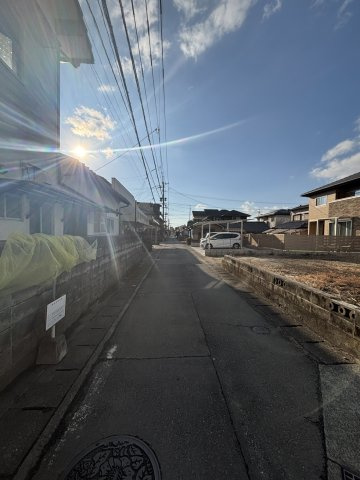 【前面道路含む現地写真】 | 熊本市中央区帯山3丁目　住宅用地