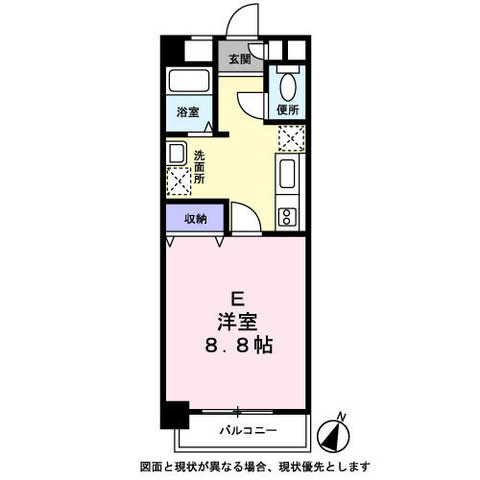 ｌａ　ｔｉｅ　上社の間取り|間取り図