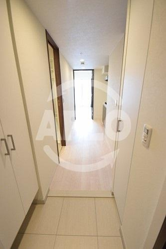 ハビテ靱センターコートの玄関|ハビテ靭センターコート玄関スペース