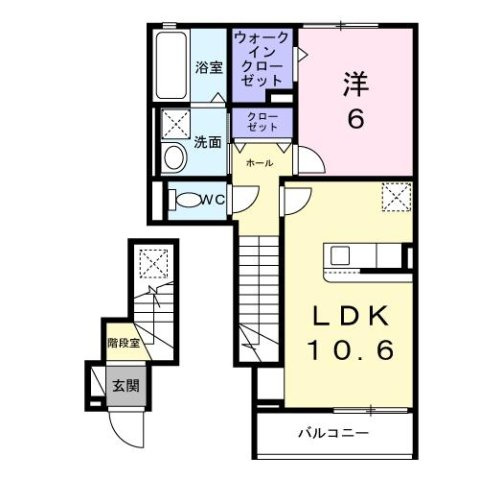 ヴィラ　セレーノの間取り