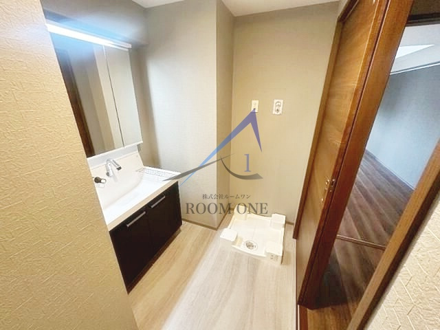 ウエサカ　ステューディオの設備|洗濯機置き場です。