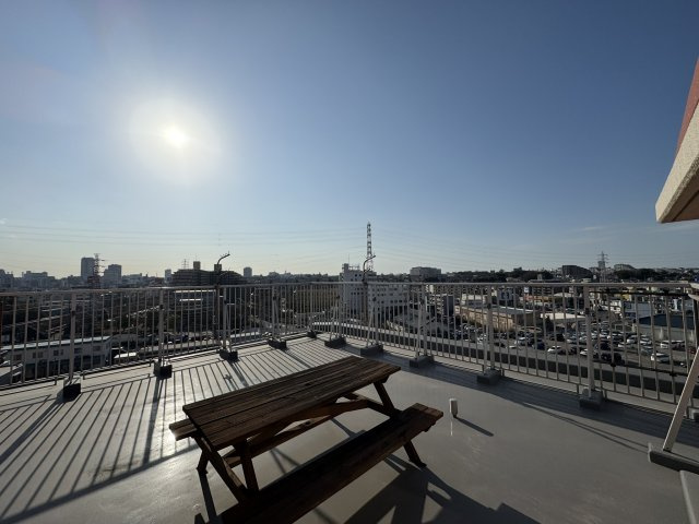 高品ハイツ2号棟の展望|ルーフバルコニー眺望