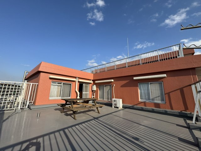 高品ハイツ2号棟の展望|ルーフバルコニー眺望