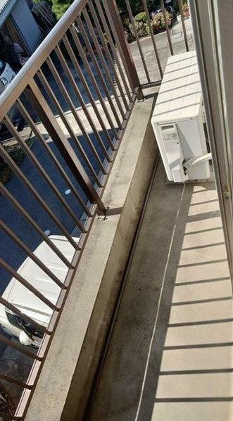 水野コーポのバルコニー