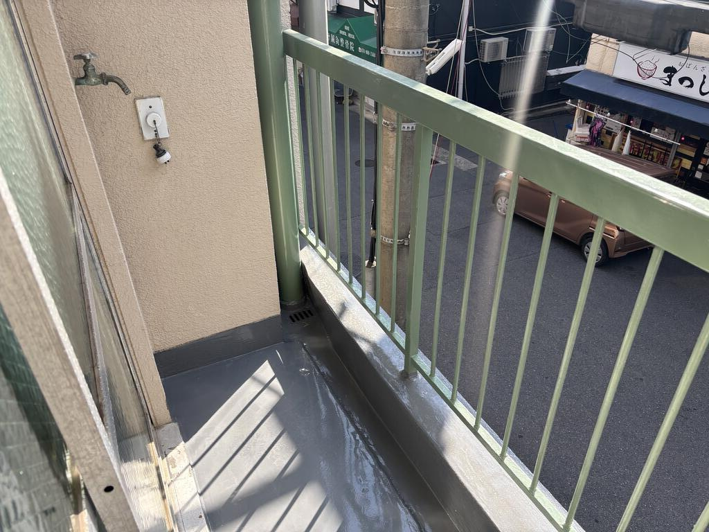 アクシス水道筋のバルコニー