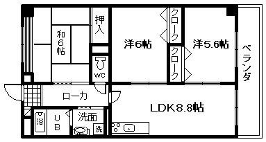 【間取り】 | メゾンエノシマ