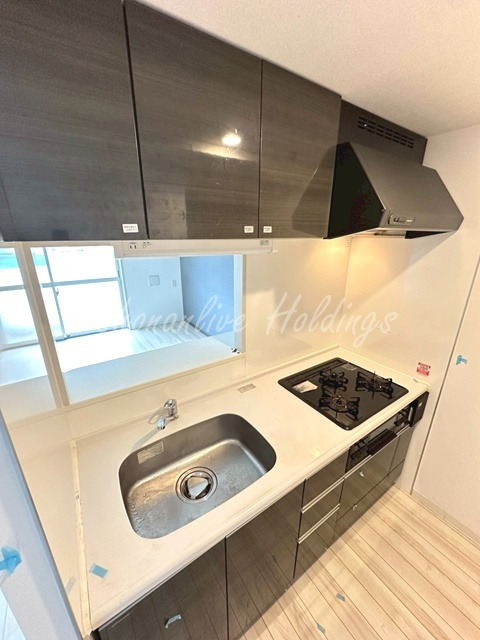 レフィナードのキッチン|３口ガスコンロ♪