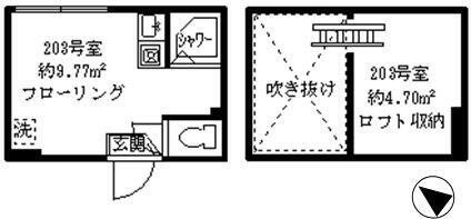 中野区鷺宮4丁目のアパートの画像