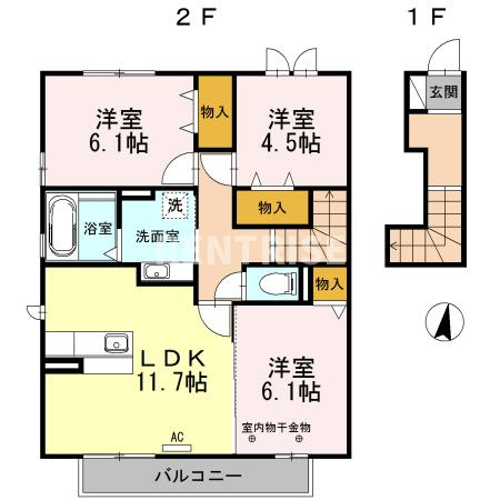イルソーレ末広の間取り