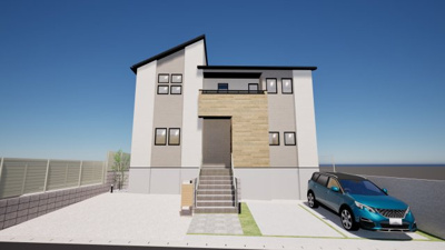 【外観パース】 | 糟屋郡新宮町大字湊4期2号棟 | 外観パースです