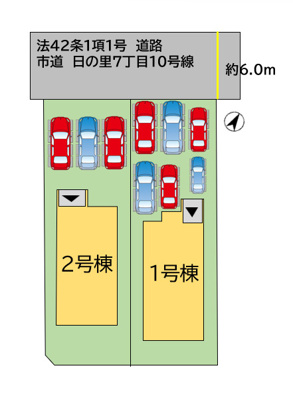 【区画図】 | 宗像市日の里7丁目3期2号棟