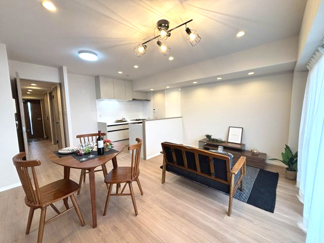 ライオンズガーデン狭山富士見の居間・リビング|家族が集まるリビングです♪