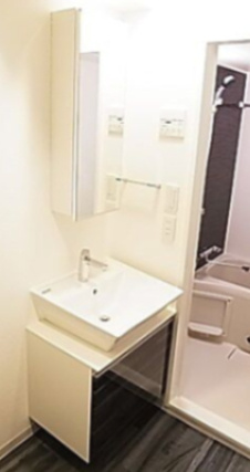 プレセダンヒルズ北千住Ⅱの独立洗面台