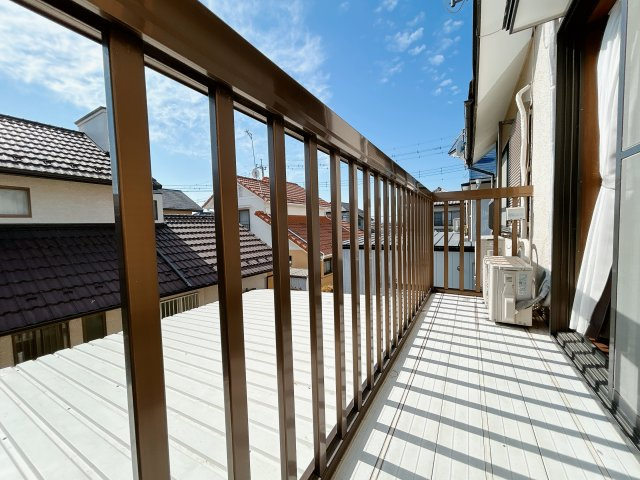 熊谷市葛和田のバルコニー