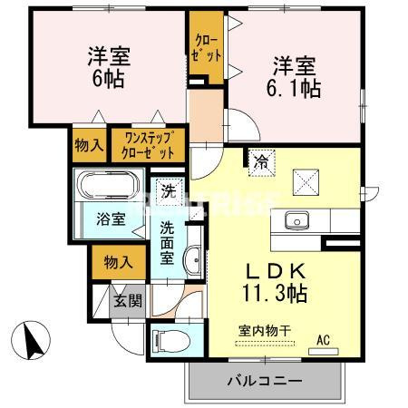 セゾン ド アベニューの間取り