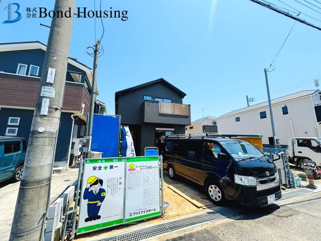広々ランドリールーム・長期優良住宅・魚住町錦が丘　限定１棟の前面道路含む現地写真