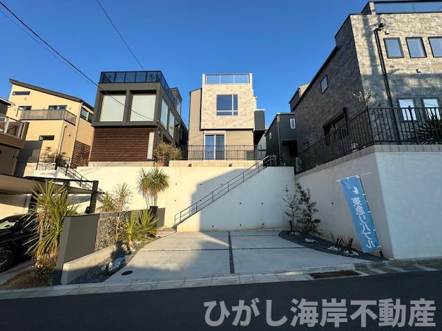 藤沢市片瀬山１丁目　新築戸建　全３棟の外観|現地外観