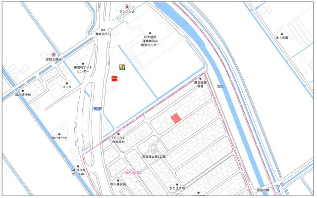 岡山市南区西紅陽台1丁目　売土地