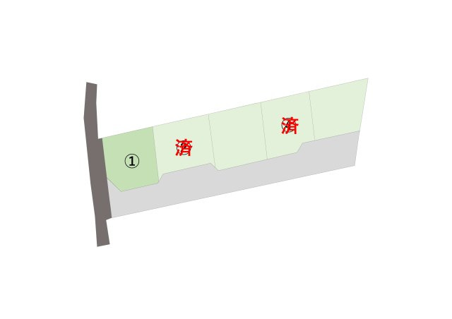 総社市井尻野山ノ端の土地図