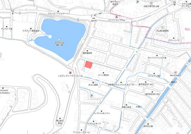 中区湊　1区画の地図