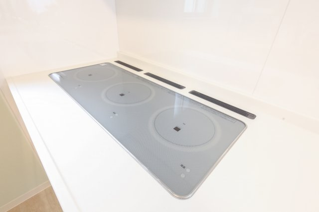 わんにゃんハウス国分寺のキッチン|IHコンロは、３口もあるので、同時に料理することも可能ですね。