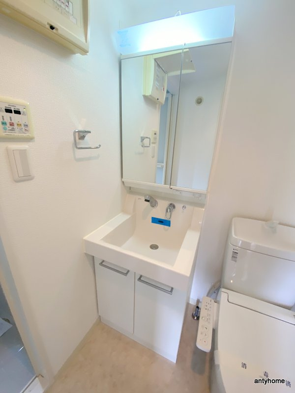 レジディア谷町　仲介手数料無料の洗面所