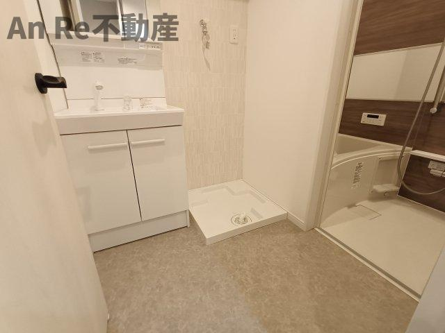 川口市南鳩ヶ谷３丁目のアパートの洗面所