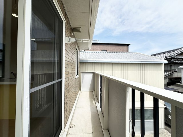 ローズコート北金田のバルコニー