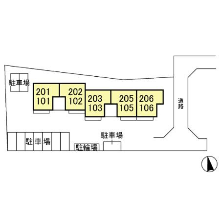 プライムガーデンの区画図
