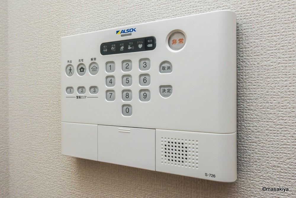 ルージュ 伊勢宮　A棟のセキュリティ|ALSOK付き