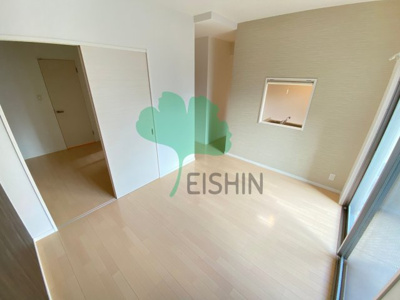 【居間・リビング】 | リアンシエルブルー東比恵2(小型犬飼育可能！追炊付きデザイナーズ物件) | アレンジ自由自在の広々空間です！