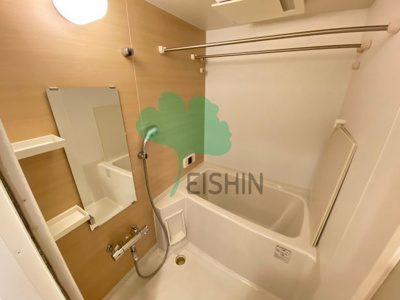 【浴室】 | リアンシエルブルー東比恵2(小型犬飼育可能！追炊付きデザイナーズ物件) | 清潔感のある浴室です！