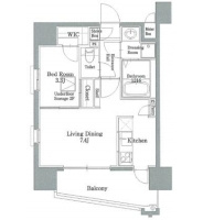 リアンシエルブルー東比恵2(小型犬飼育可能！追炊付きデザイナーズ物件)の間取り|使いやすい間取りです。